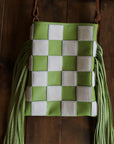 Electric Green Checkers (