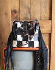 Fringe Marble Black Checkers