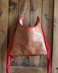 Red Fringe Checkers