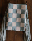 Ocean Blue Checkers (