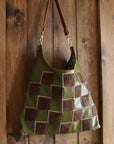 Lime & Chocolate Checkers