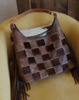 Chocolate Fringe Checkers