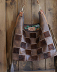 Chocolate Fringe Checkers