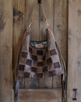 Chocolate Fringe Checkers