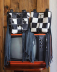 Checkered Bucket Bags