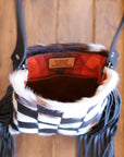 Black Marble Checkers (