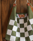 Olive Green Checkers