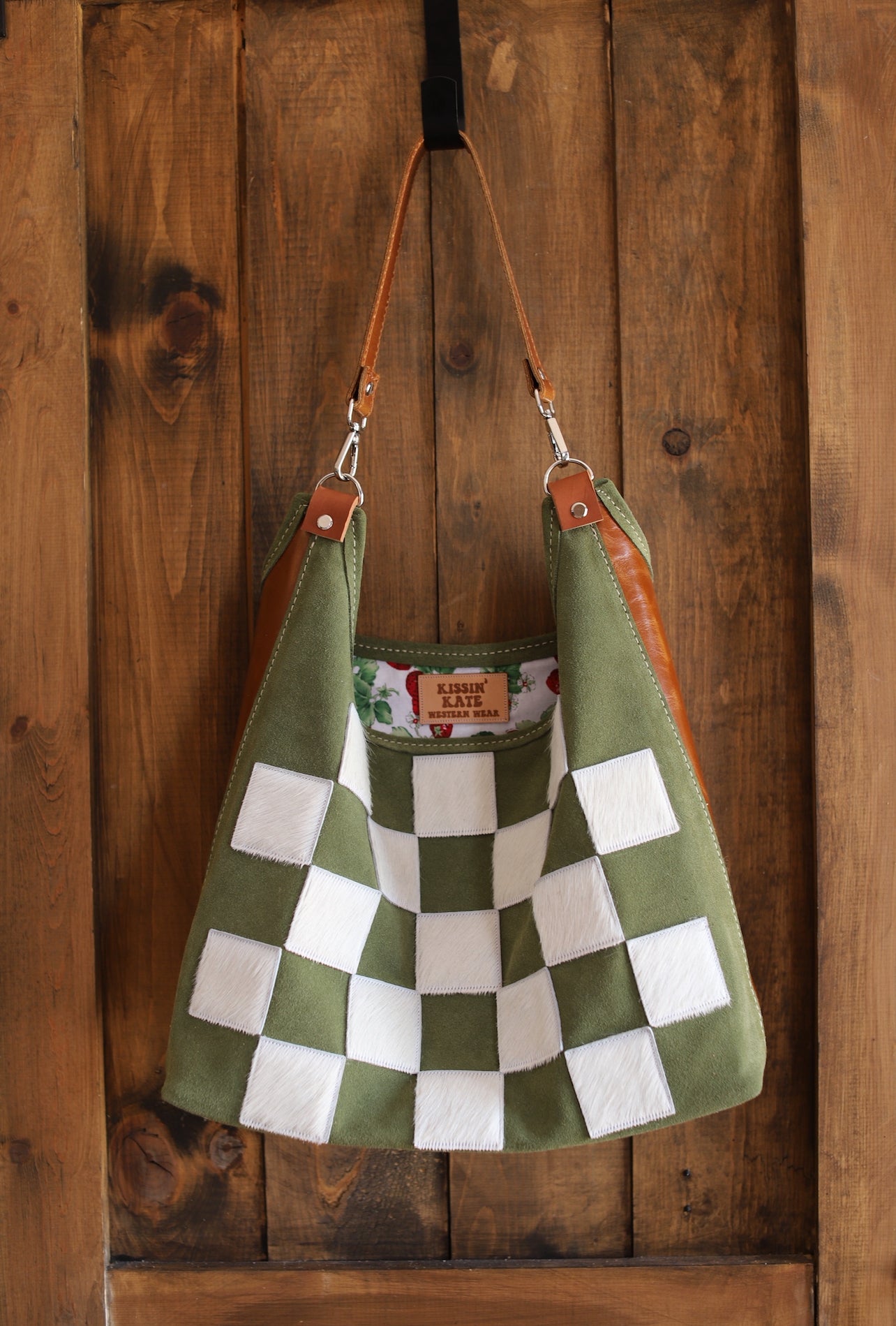 Olive Green Checkers