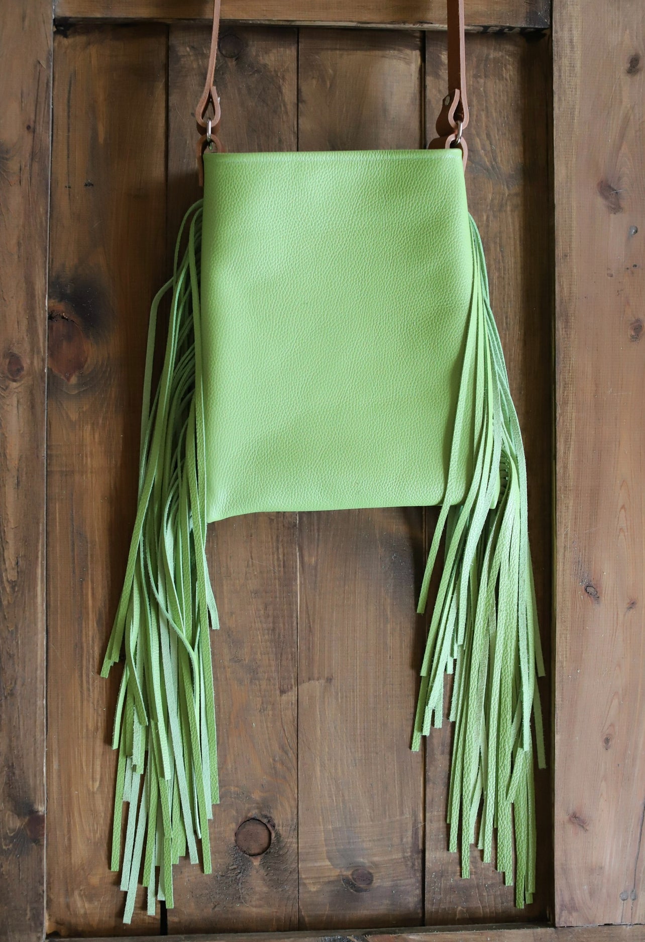 Electric Green Checkers (