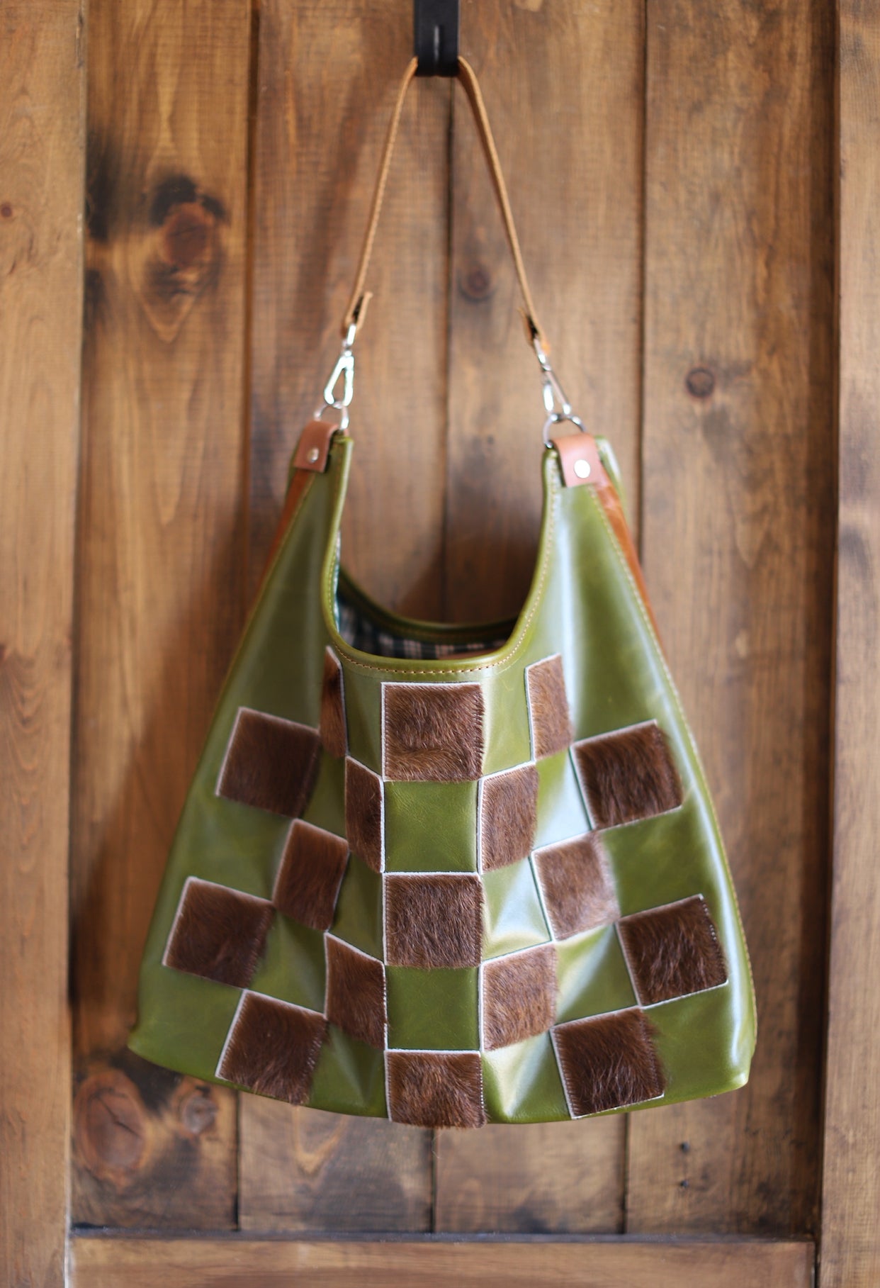 Lime &amp; Chocolate Checkers