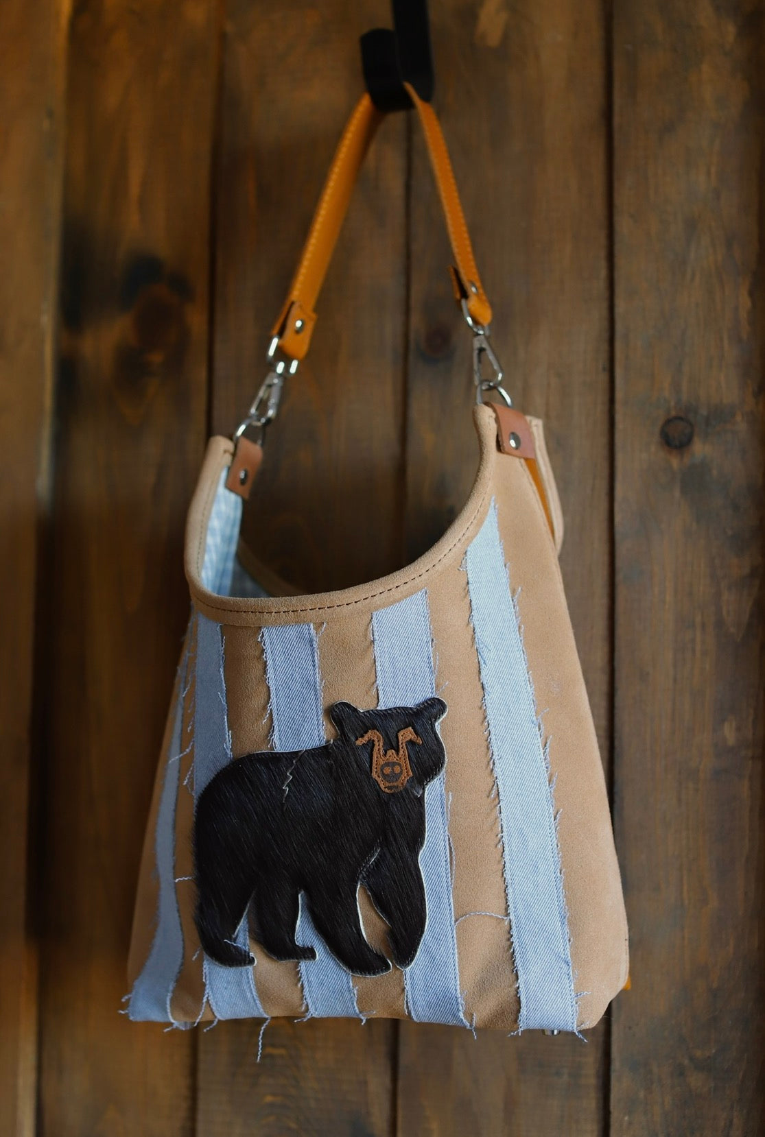 Mini Denim Bear