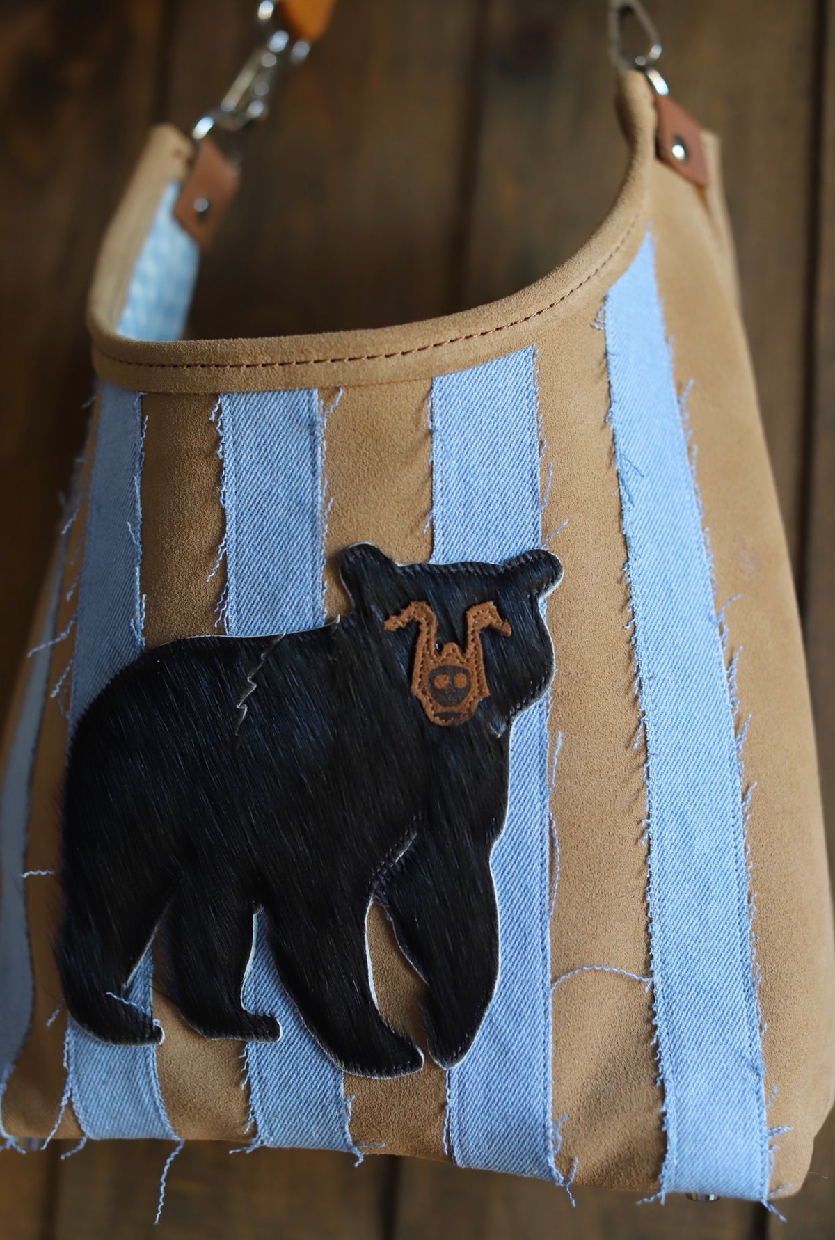 Mini Denim Bear