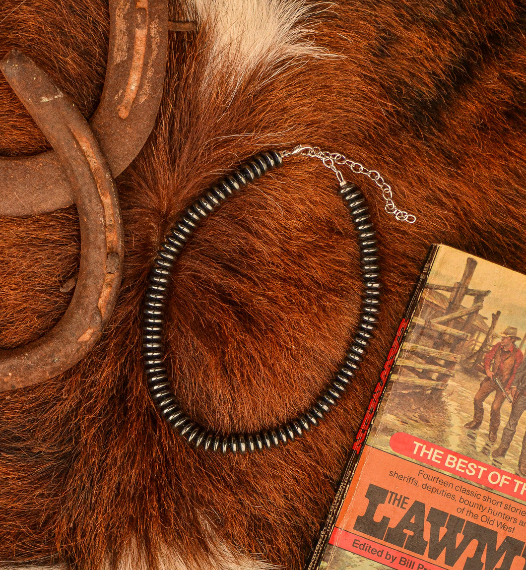 Hematite Spacer Necklace